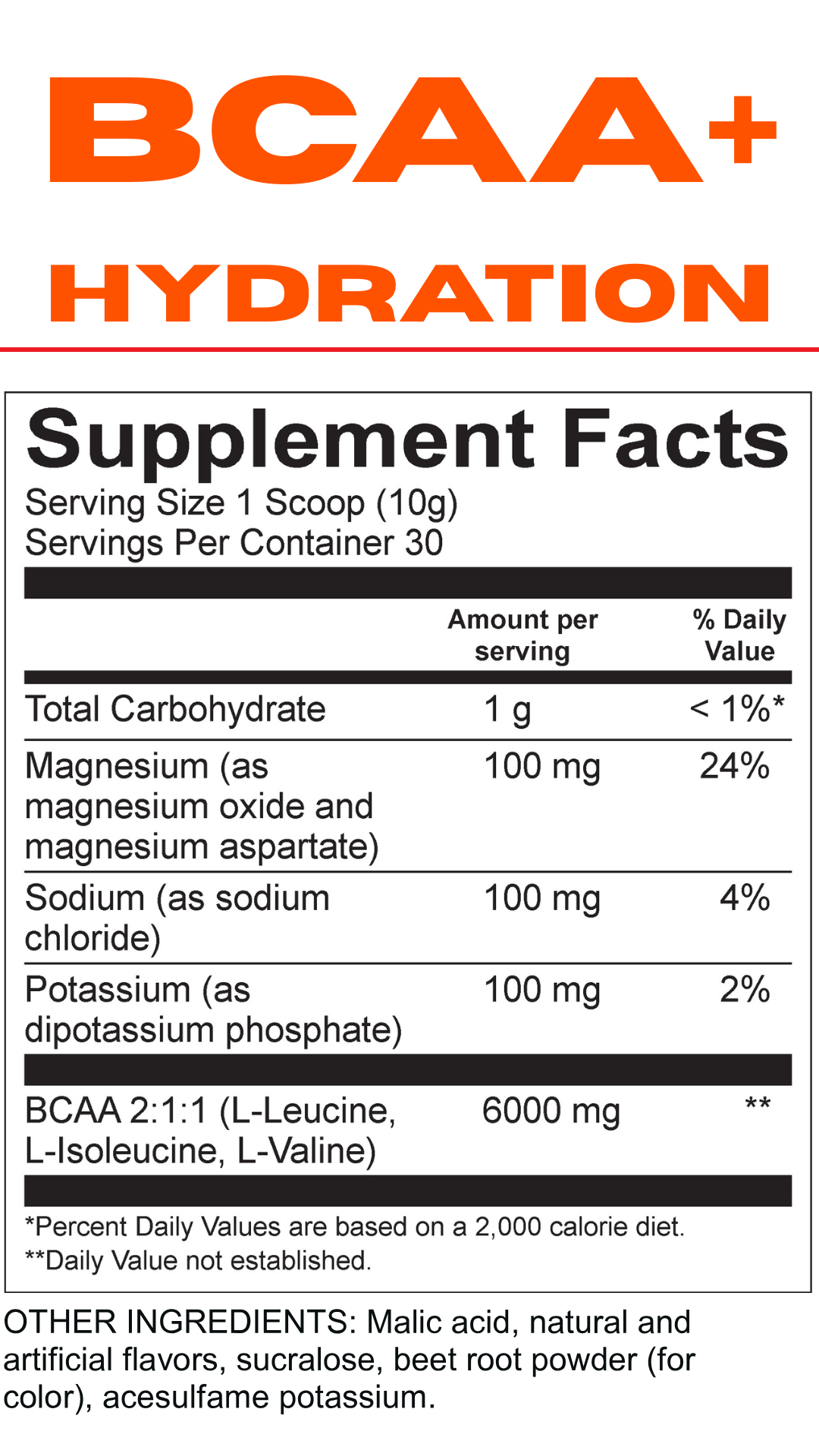 CRAQ BCAA+ Hydration Supplement Strawberry Watermelon in a 30 Serving Tub