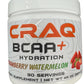CRAQ BCAA+ Hydration Supplement Strawberry Watermelon in a 30 Serving Tub